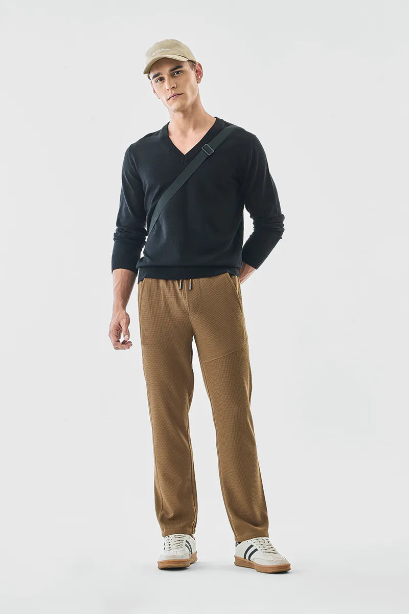 Waffle Regular Fit Track Pants