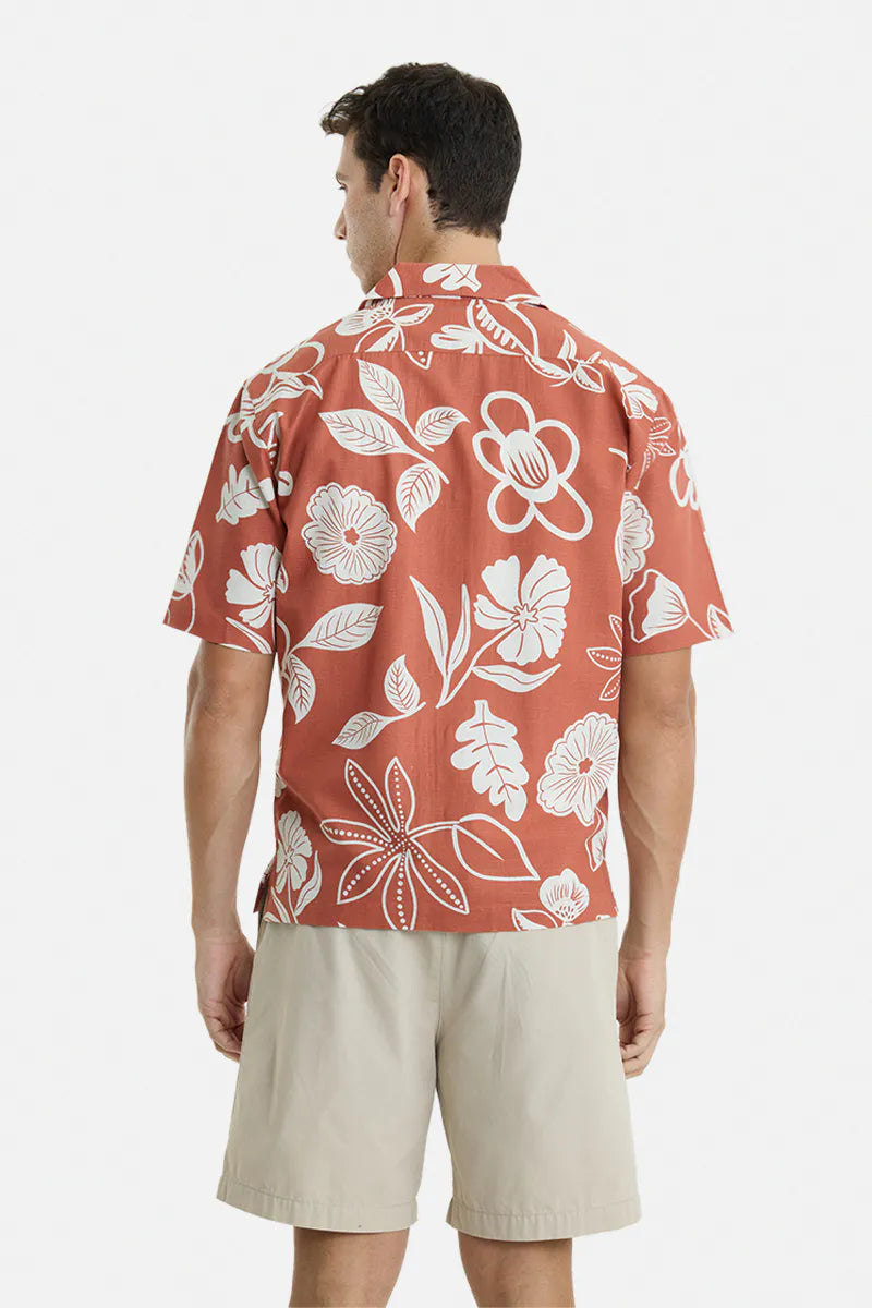 100% Cotton Floral Box Fit Shirt