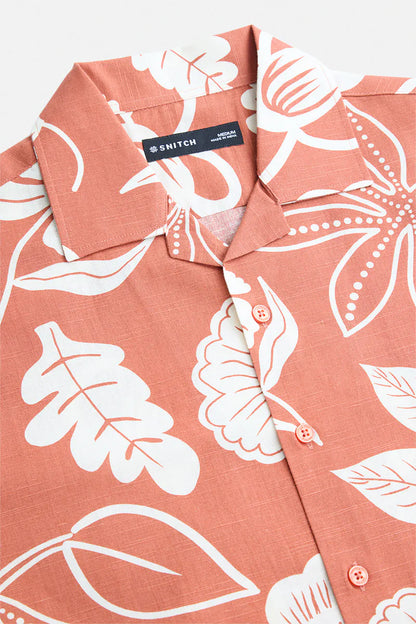 100% Cotton Floral Box Fit Shirt