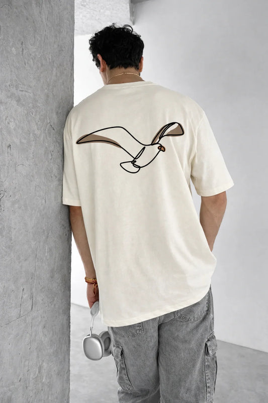 Flying Bird Oversized Tee