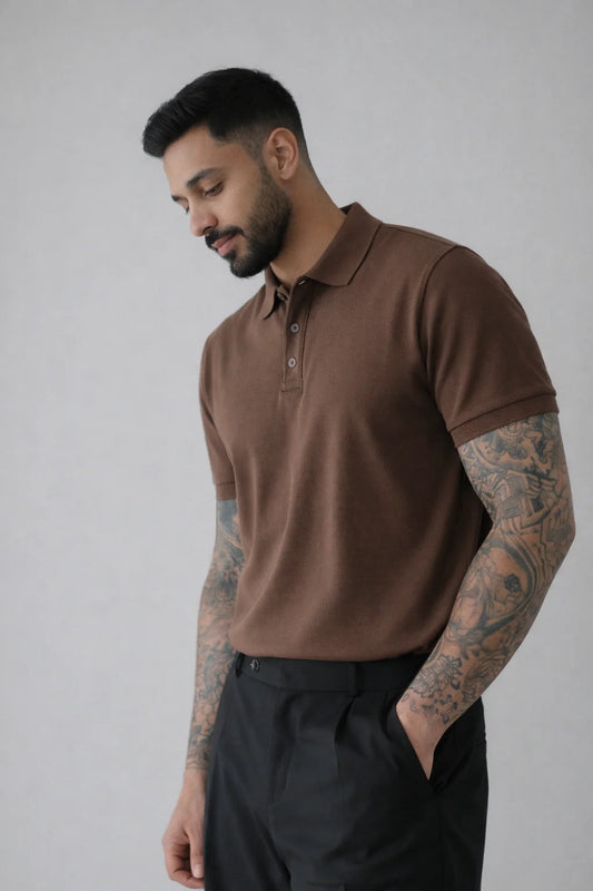 Coffee Brown Polo