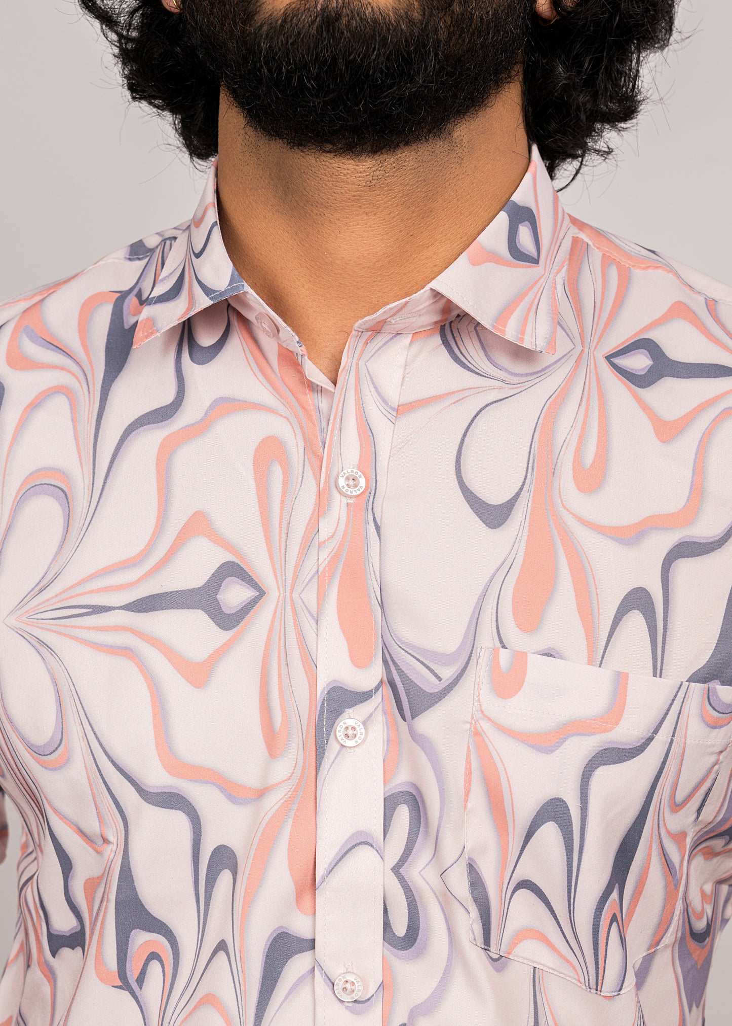 Pastel Flow Printed Shirt