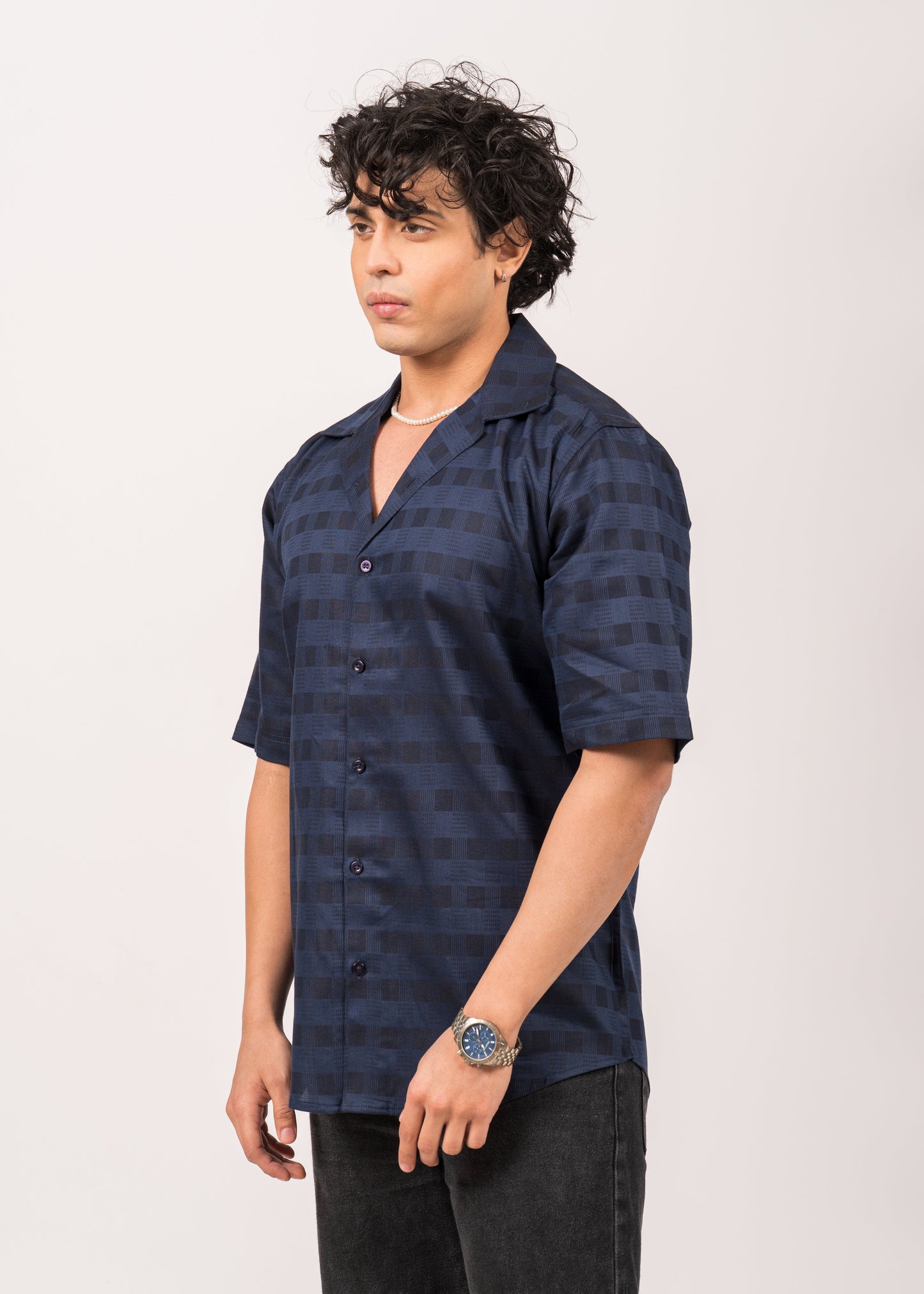 Midnight Navy Relaxed Shirt