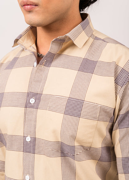Men’s Sandstone Check Shirt