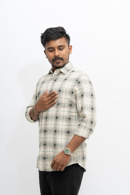 Cotton Linen Dobby