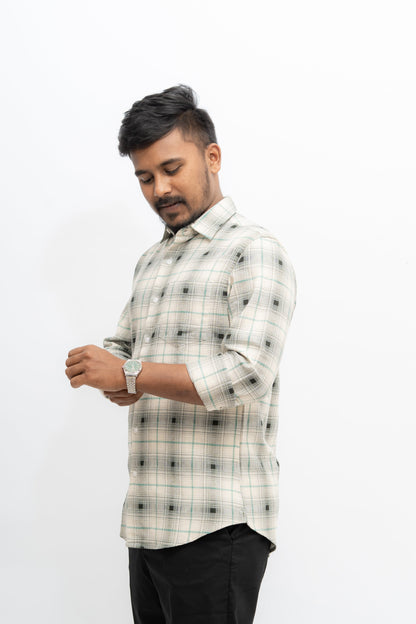Cotton Linen Dobby