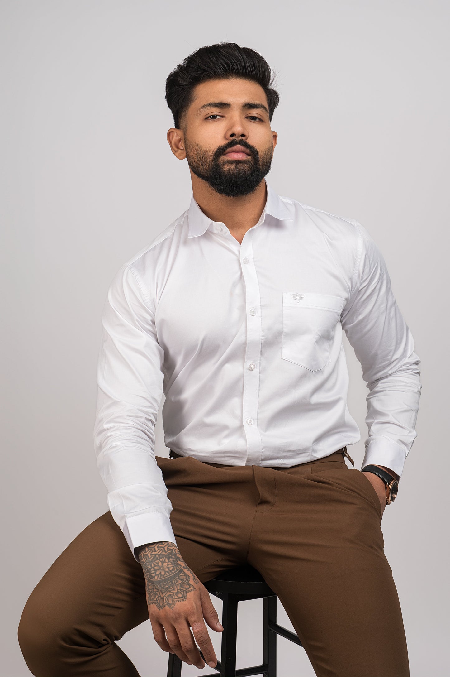 Men's Urban Fit White Shirt