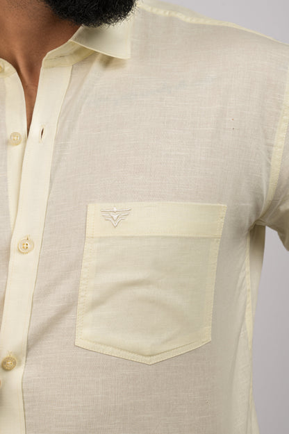 Men's Urban Fit Yellow Shirt